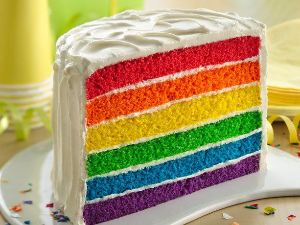 Rainbow Cake Bolo Arco Íris