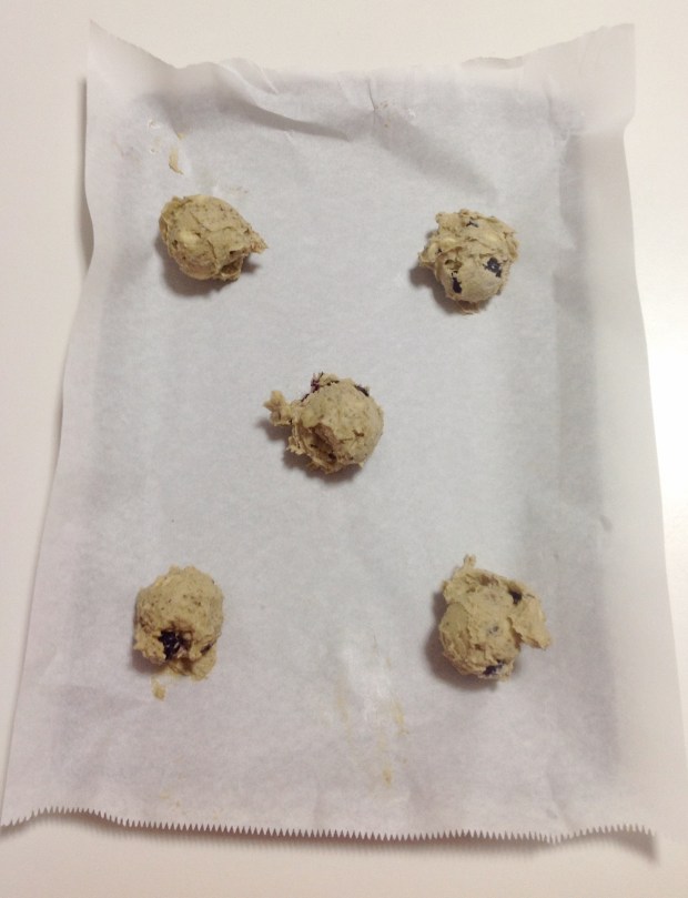 Cookies Chocolate Branco e Blueberry