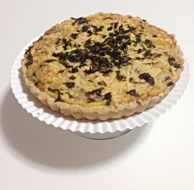 Torta de Cogumelos e Alho Poró