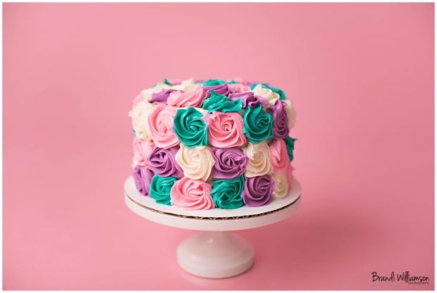 Rosette Cake Bolo Rosas