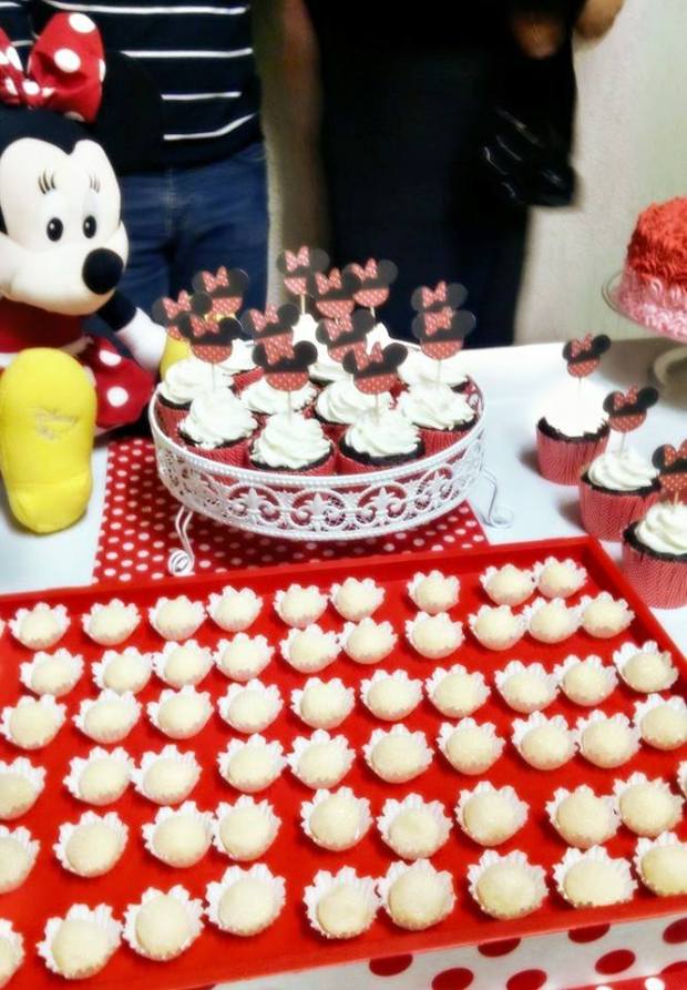 Cupcake Minnie Chocolate Chantininho