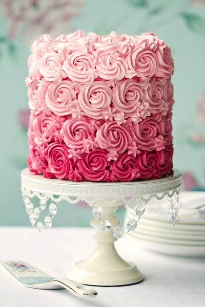 Rosette Cake Bolo Rosas