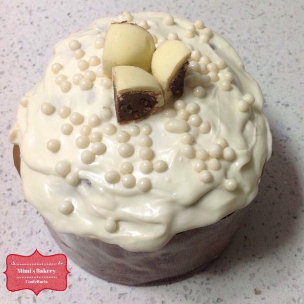 Chocotone Recheado Ouro Branco Natal Panetone Recheado