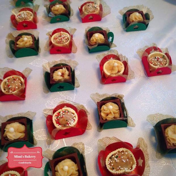 doces finos chocolate branco brigadeiro ninho nozes