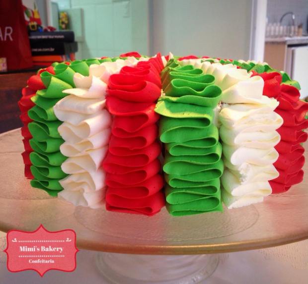 Bolo Natalino Creme Alpino Delicia Ninho Chantininho