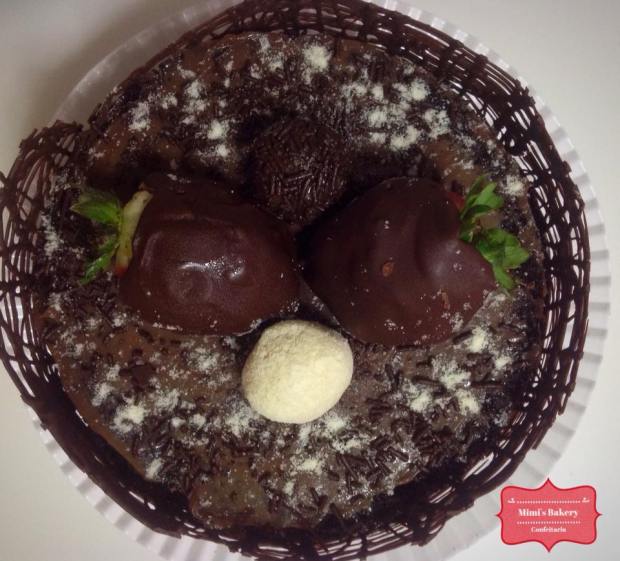 Bolo Bombom de Morango