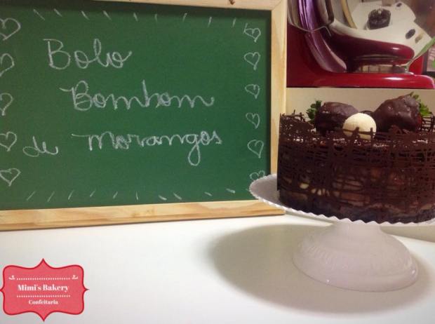Bolo Bombom de Morango