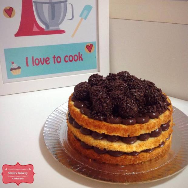 Naked Cake Brigadeiro
