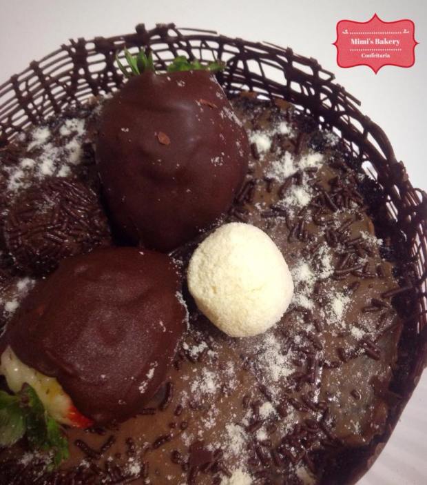 Bolo Bombom de Morango