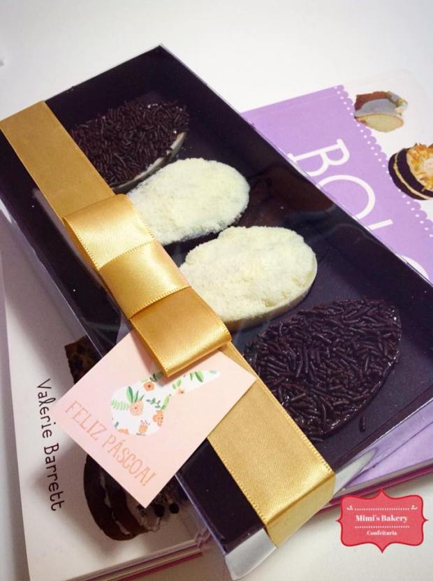 Ovo de Colher Mini Brigadeiro e Ninho