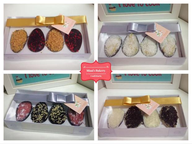 Ovo de Colher Paçoquinha, Sensação, Beijinho, Nutella, Bicho de Pé, Oreo e Ninho