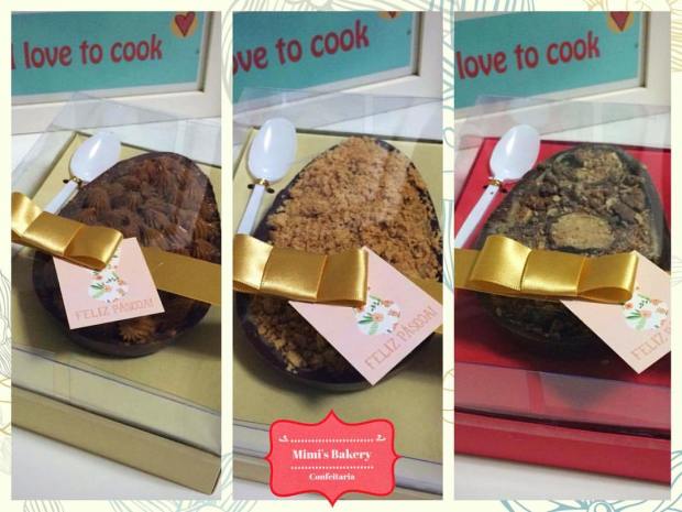 Ovo de Colher de Churros, Paçoquinha e Sonho de Valsa