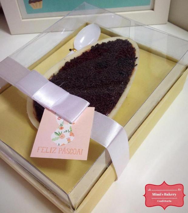 Ovo de Colher de Brigadeiro