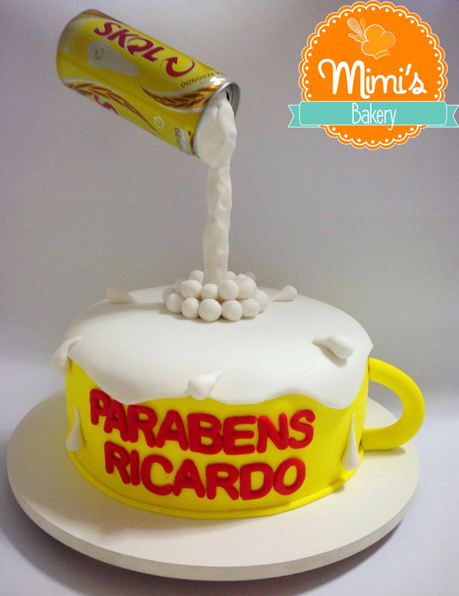 Bolo Caneca de Cerveja