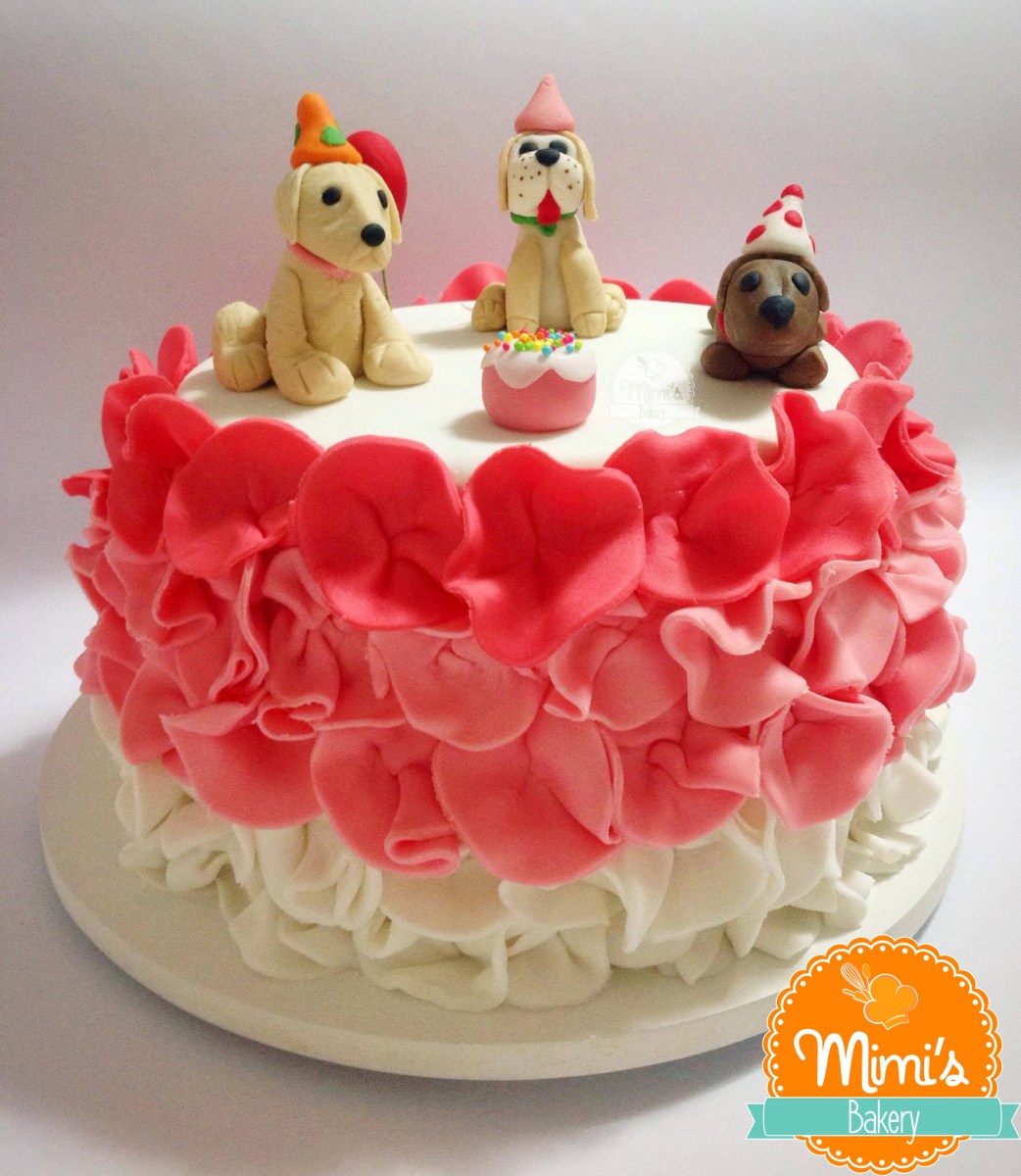 Bolo Decorado Cachorros