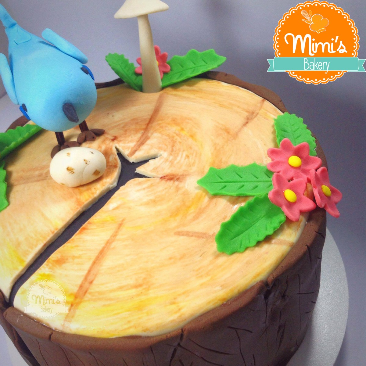 Bolo Decorado Tronco de Árvore