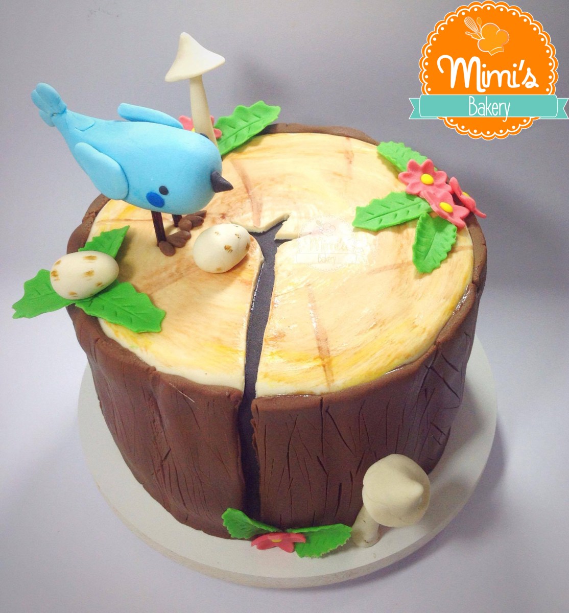 Bolo Decorado Tronco de Árvore
