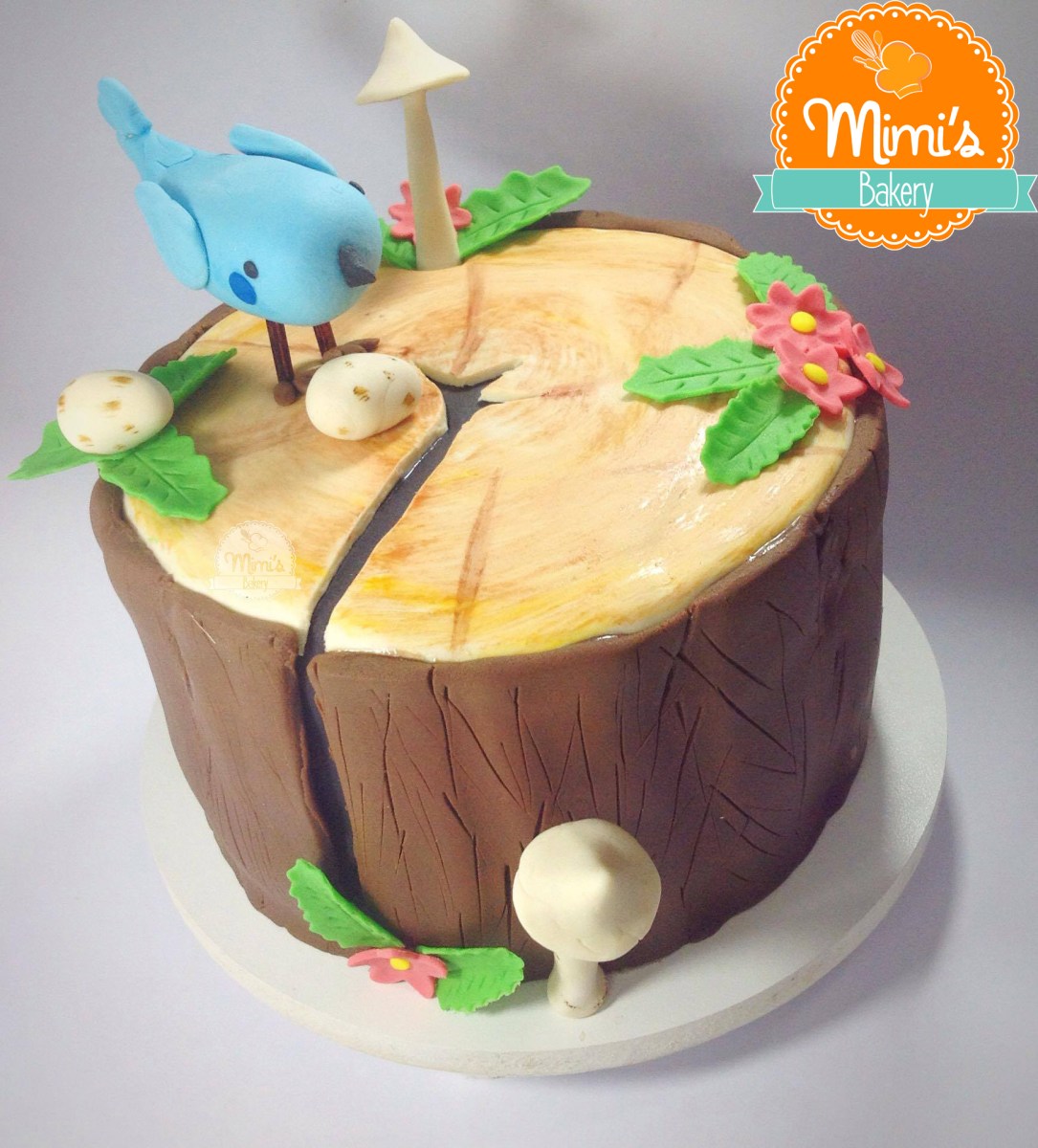 Bolo Decorado Tronco de Árvore