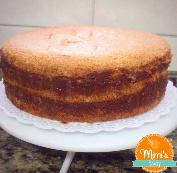 Pão de Ló recheado com Trufa de Chocolate