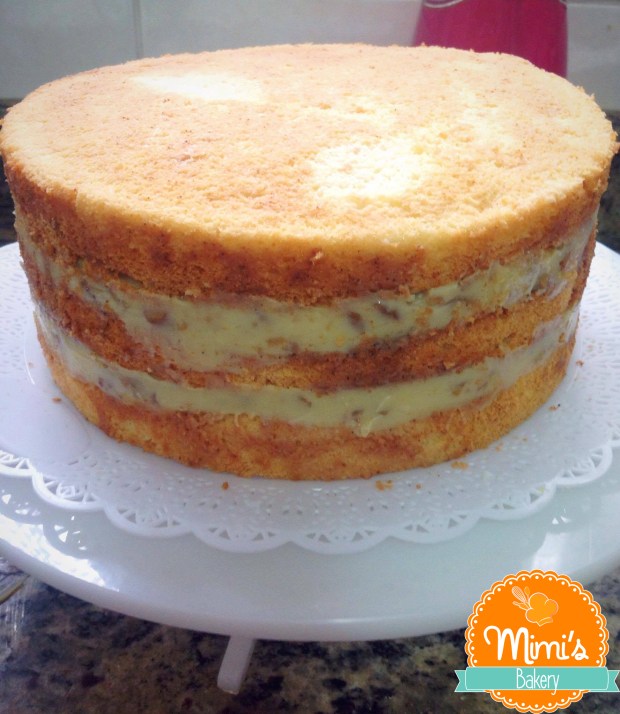 Pão de Ló Recheio de Nozes