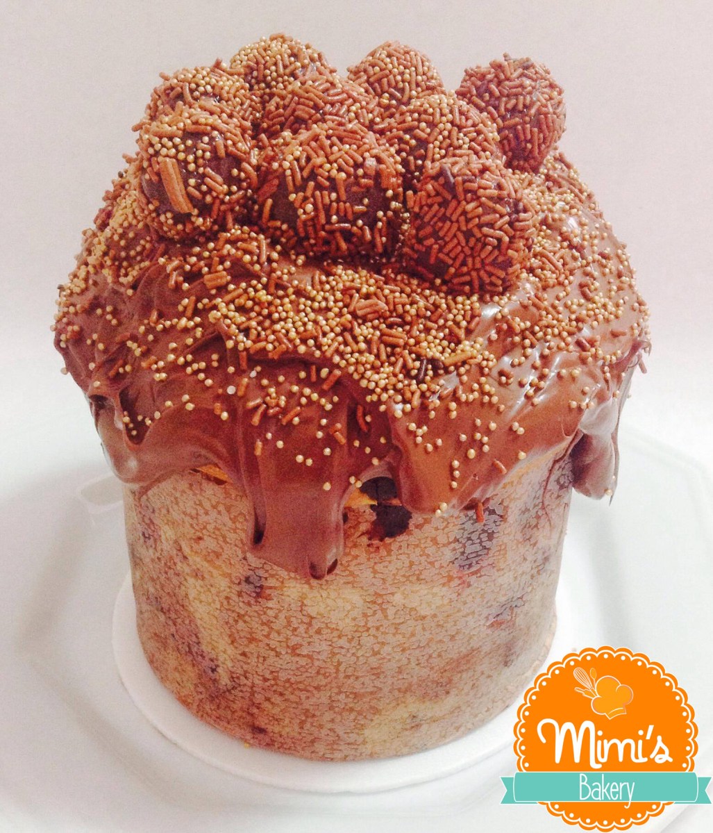 Chocotone Recheado de Brigadeiro