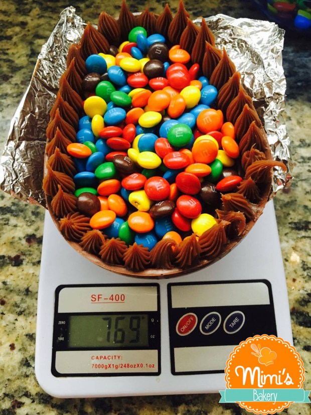 Ovo de Colher Brigadeiro Trufado e MM's