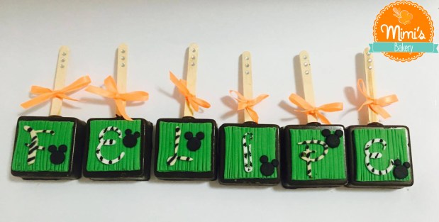 Bolo no Palito - Mickey na Selva