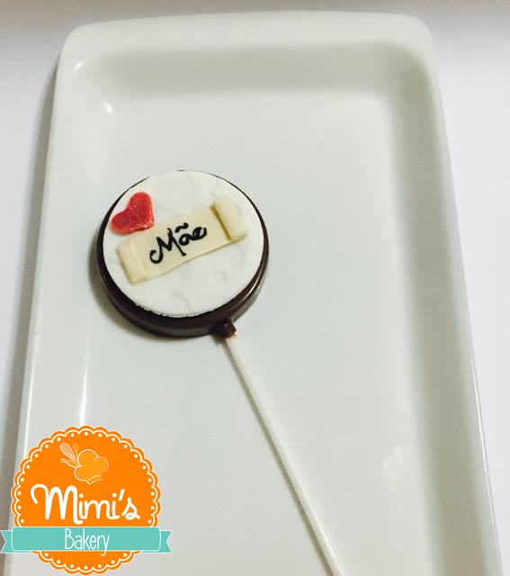 Pirulito de Chocolate Decorado