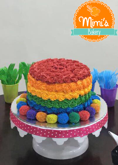 Bolo Chantininho: Arco Íris