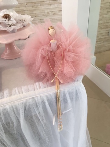 Festa Tema Bailarina - Rosette Cake