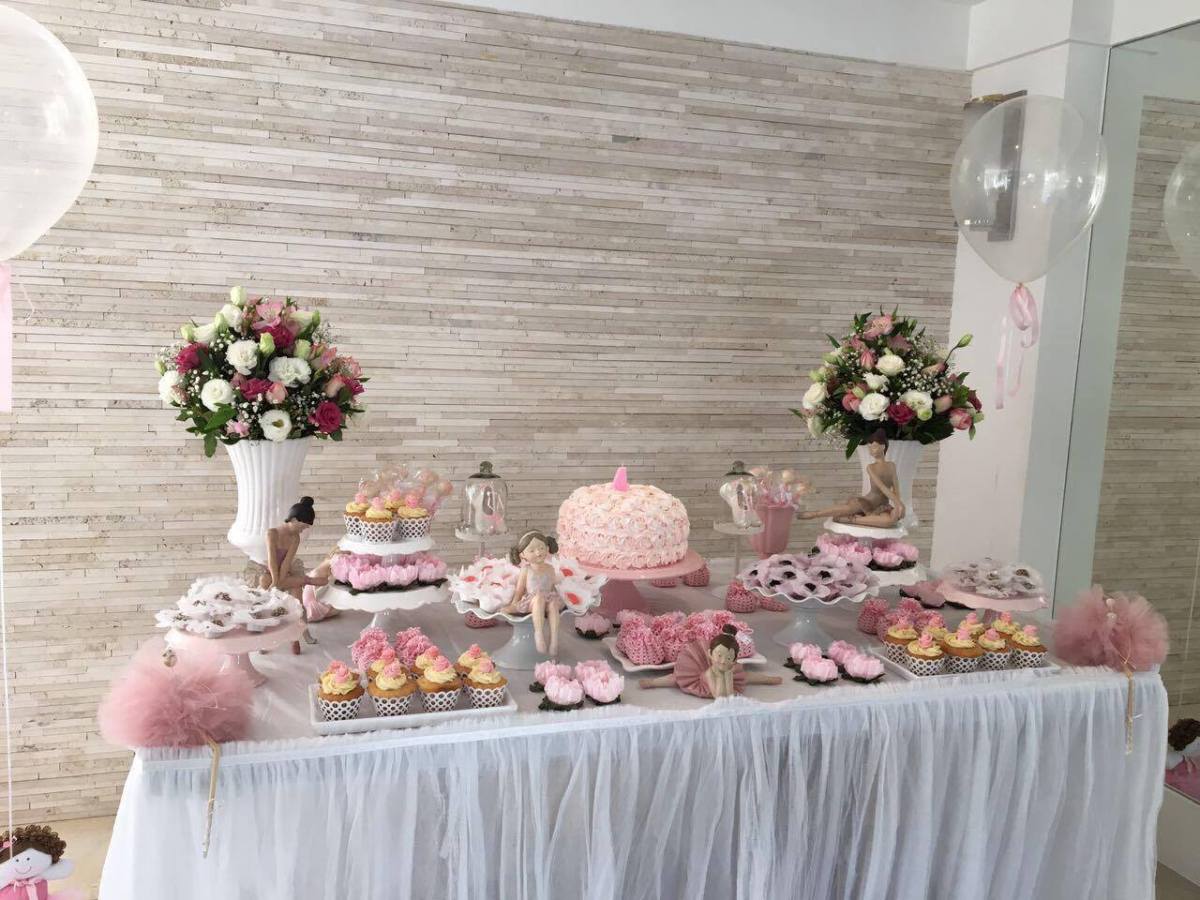 Festa Tema Bailarina - Rosette Cake