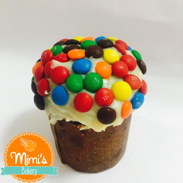 Mini Chocotone: Brigadeiro + MM's