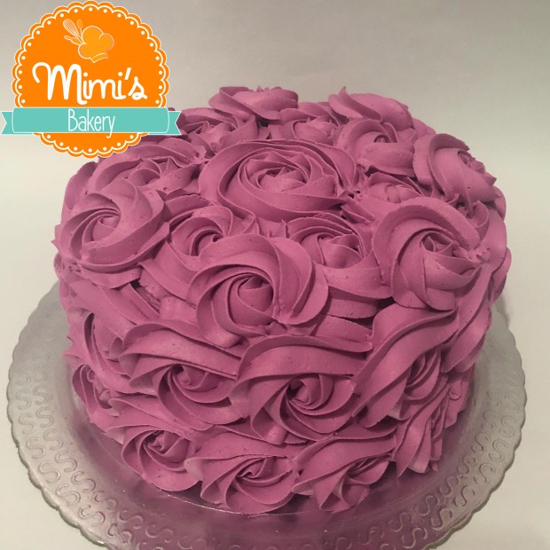 Rosette Cake Rosa Pink