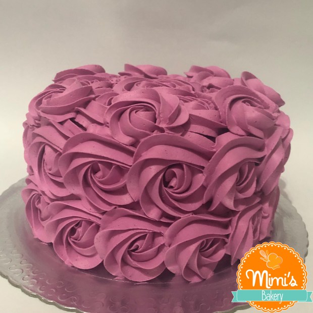 Rosette Cake Rosa Pink