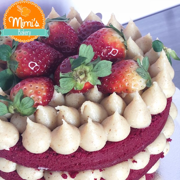 Naked Red Velvet com Brigadeiro de Ninho