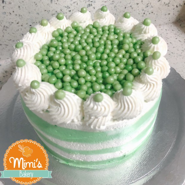 Bolo Chantininho: Verde e Branco