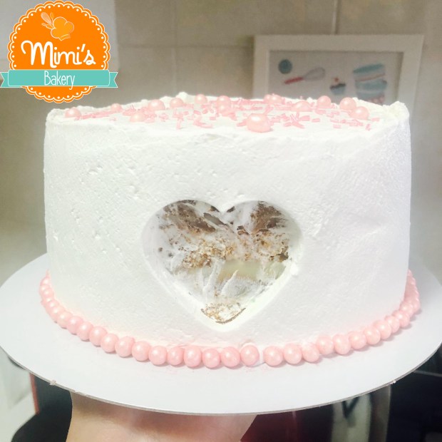 Bolo Coração Vazado