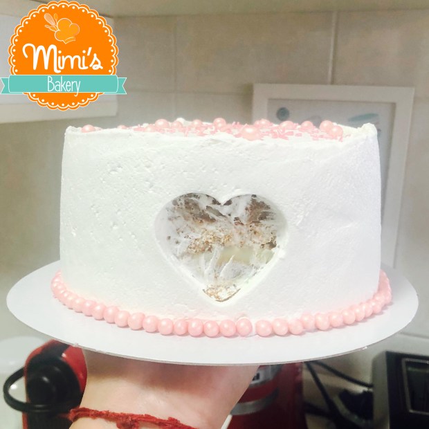 Bolo Coração Vazado