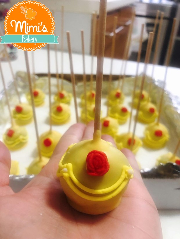 Cake Pop Vestido da Bela
