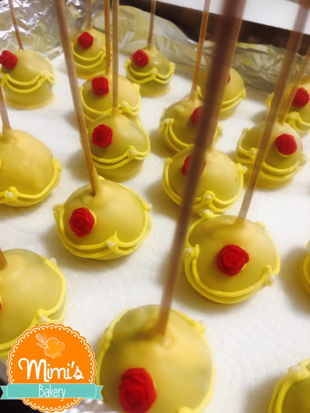 Cake Pop Vestido da Bela